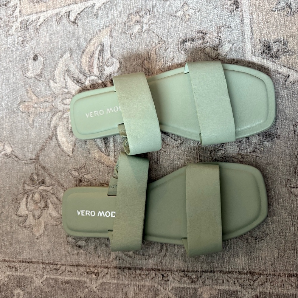 Vero Moda Light Green Sandals